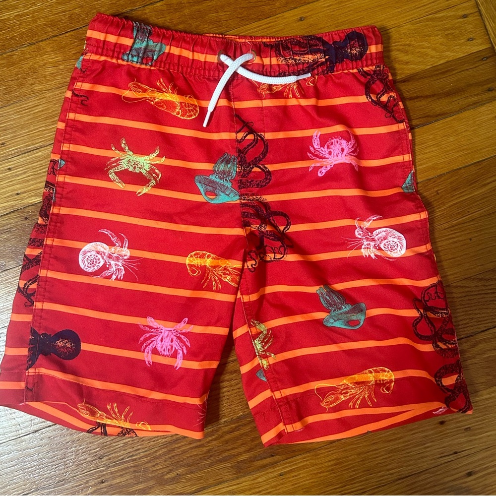 Lands’ End boys size M swim trunks